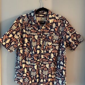 Rogue Territory Multicolor Floral Button Down Shirt